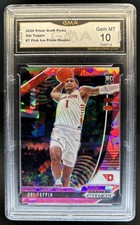 2020-21 Panini Prizm Draft Picks Collegiate Obi Toppin RC Pink Ice #7 GMA 10