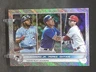 GUERRERO JR PEREZ OHTANI 2022 TOPPS LEAGUE LEADERS SILVER FOILBOARD #353/875 QQ