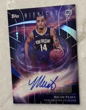 2025-26 Topps Midnight - Stroke of Midnight Auto Rookies Micah Peavy RC Auto