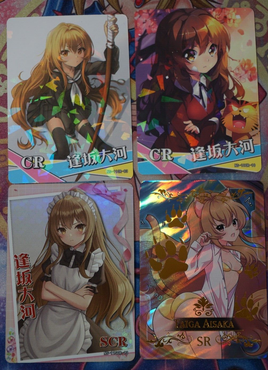 Taiga Aisaka Toradora Goddess Story SCR SR CR Waifu Card Set | eBay