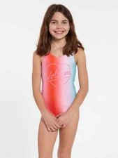 Volcom Kids Fun Dip One-Piece Swimsuit L19949 Big Girls Size 8