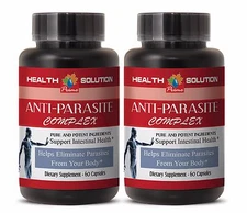 Overall wellness - ANTI-PARASITE COMPLEX -  Pure herbal product - 2 Bottles