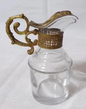 Victorian Edwardian Corn Syrup Ornate Ormolu Pitcher Hawk ?