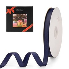 Navy Blue Grosgrain Ribbon 0.5" x 50 Yards Crafts Wedding DIY Hair Sewing