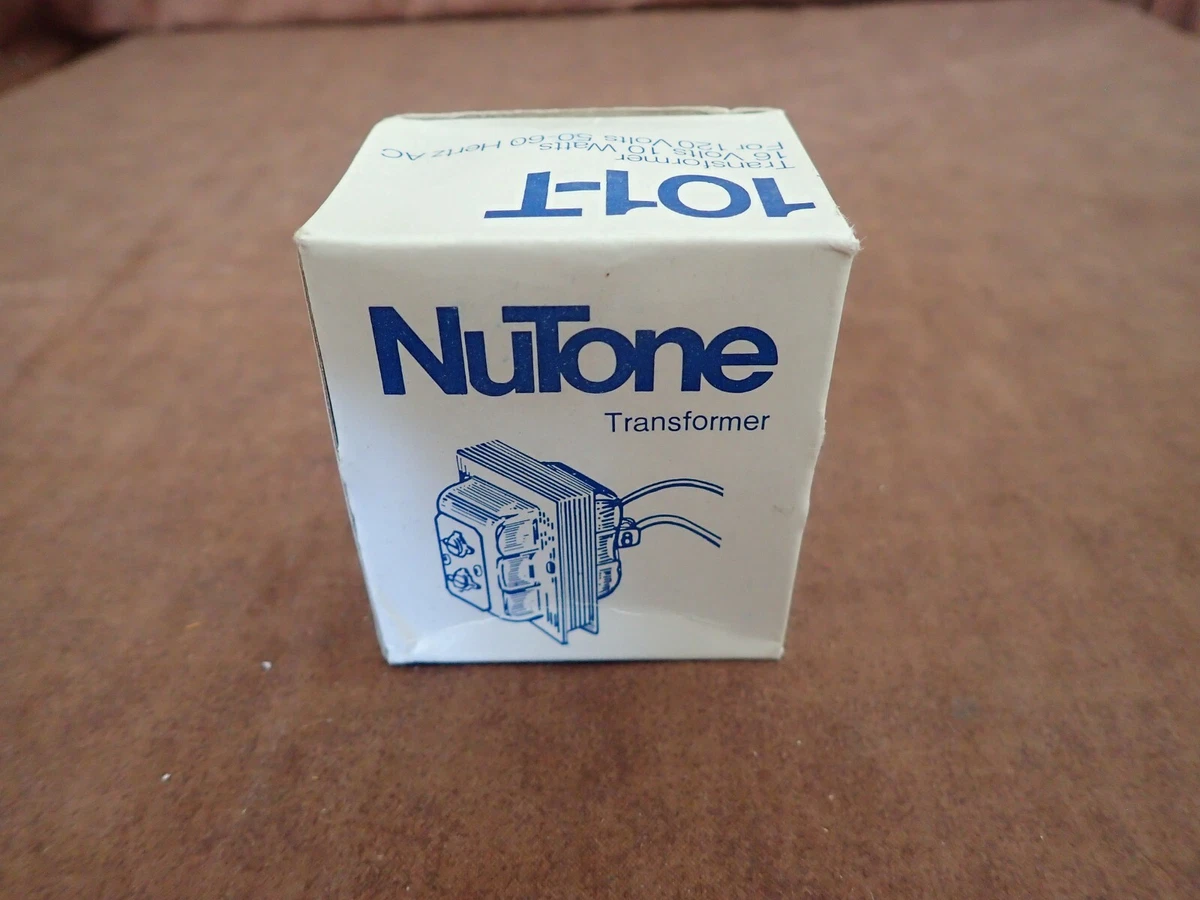 Transformateur NuTone 101-T – 16V 10 Watts – Pour Sonnette/interphone – Neuf, NOS