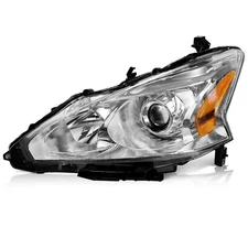 Headlights Assembly For 2013-2015 Nissan Altima Sedan 4 Door Amber Corner