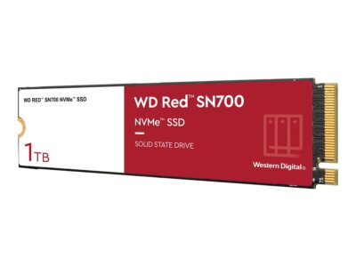 WD Red SN700 WDS100T1R0C SSD 1TB intern M.2 2280 PCIe 3.0 x4 (NVMe) ~D~