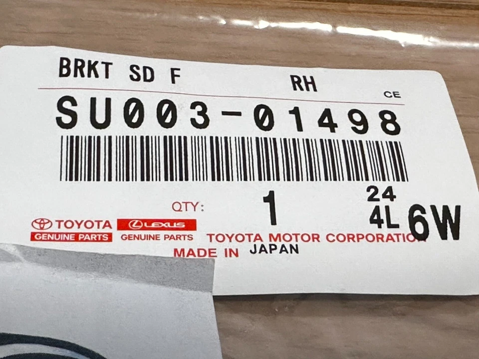 Toyota Genuine 86 Scion FR-S Subaru BRZ 13-20 Front Bumper Side Bracket Pair OEM Foto 2 de 4