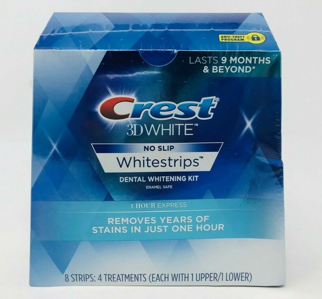 Crest 3d White Whitestrips 1 Hour Express Teeth Whitening Kit
