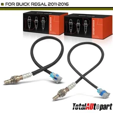2x O2 Oxygen Sensor for Pontiac G6 Saturn Aura 2007 3.6L Downstream Front & Rear