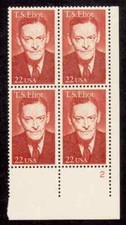 Scott  #2239... 22 Cent.... T.S. Eliot...Plate Block