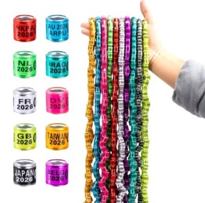 100 Pcs Pigeon Identification Rings 2026 Bird Leg Bands Foot, Anillos De Paloma