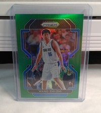 2021 Prizm Green Wang Zhi-Zhi Dallas Mavericks NM