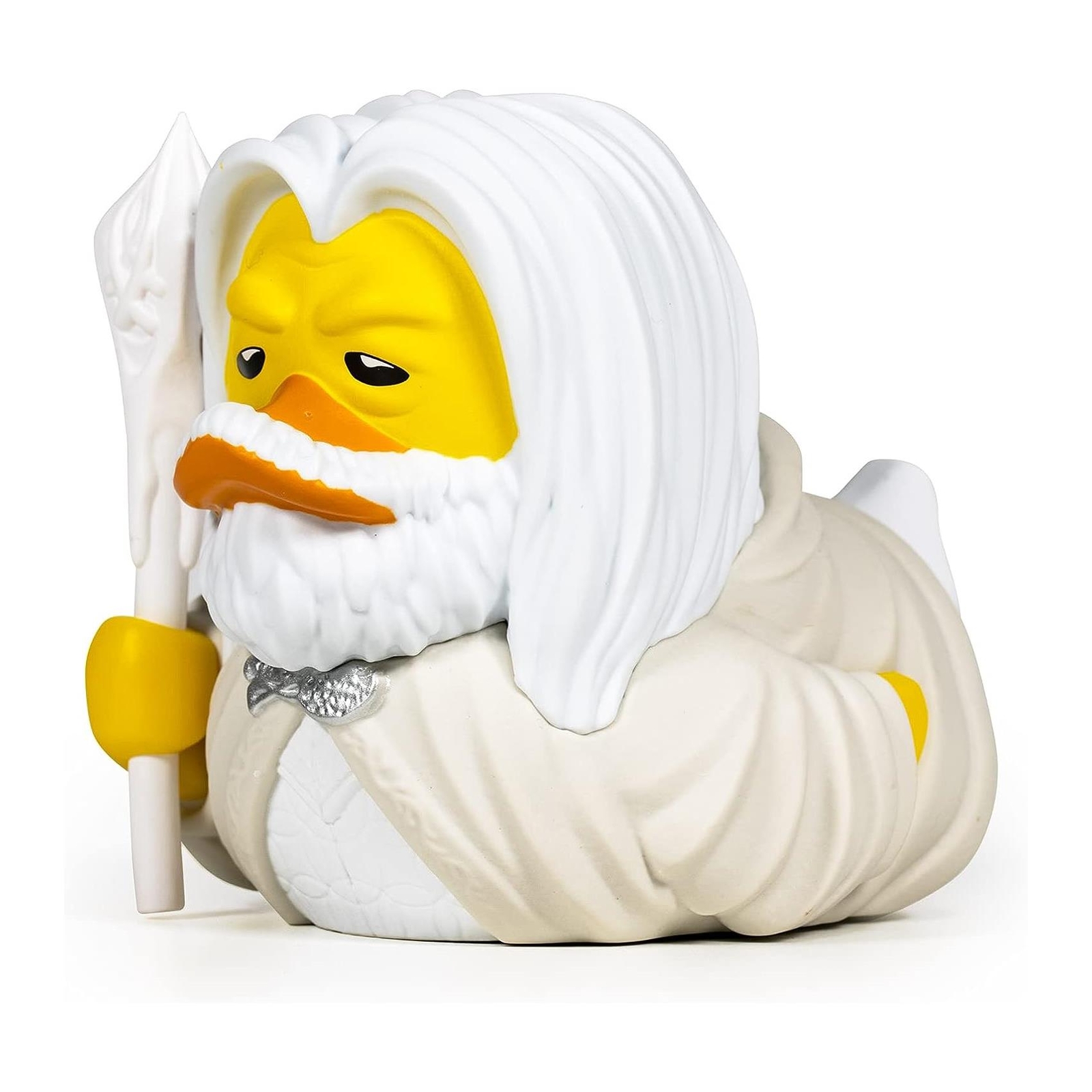 Tubbz Rubber Duck Lord Of The Rings Boxed Collectible Merch Gandalf White Medium