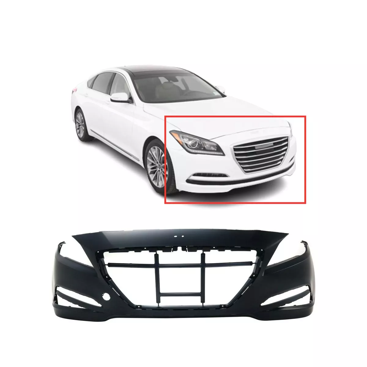 2015 hyundai on sale genesis front bumper