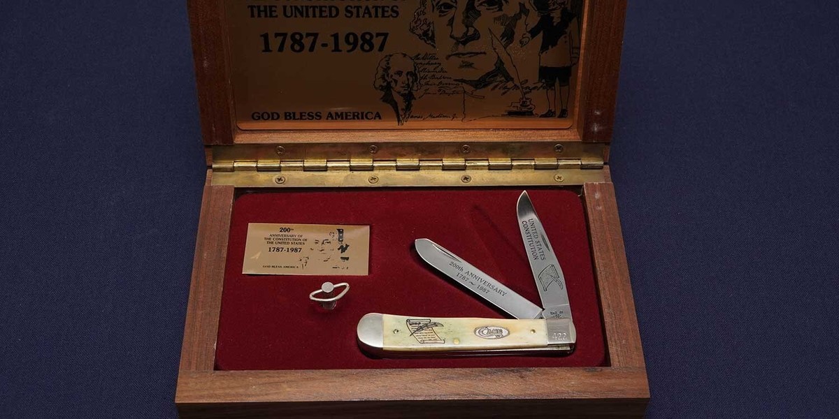 CASE W254SS 200th Anniversary of The Contitution 1787-1987 in