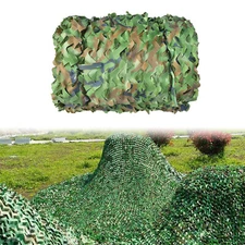 Military Camo Netting Camouflage Net Woodland Cutable Camping Hunting Sunshade
