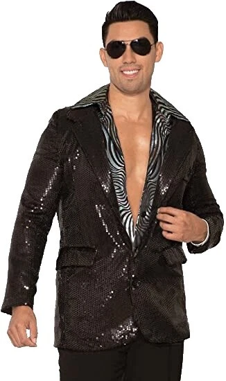 Sequin Chaquetas, abrigos y capas disco Costumes