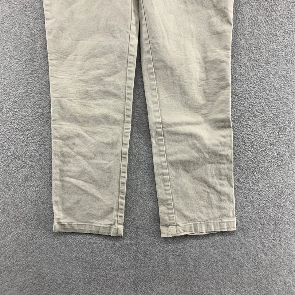 Old Navy Pants Boys Size 10 Beige Flat Front Built In Flex Straight Chino - Image 2 of 4