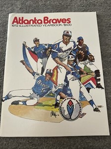 1972 Atlanta BRAVES Yearbook RARE HANK AARON