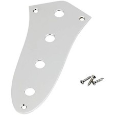 Fender Jazz Bass Control Plate, 4-Hole, Chrome