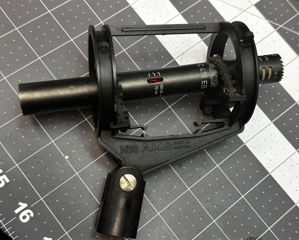 AKG C451 EB with CK3 capsule and ALG H30 shock mount | eBay