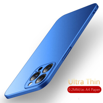 Ultra Thin ShockProof Matte Hard Case Cover For iPhone 17 16 15 14 13 Pro Max 12
