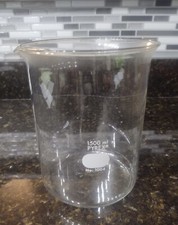 Vintage Pyrex Clear USA Beaker 1500ml No. 1004