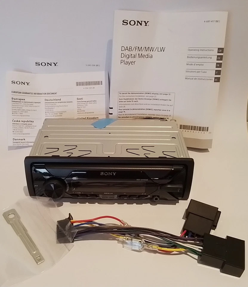 Sony DSX-A310DAB Mechless DAB USB AUX Car Stereo Radio Media Player - Image 4 of 4