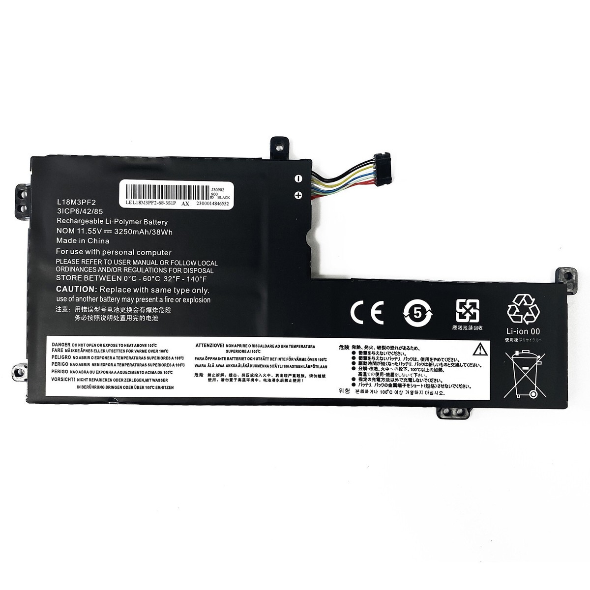 L18M3PF2 Laptop Battery for Lenovo IdeaPad L340-17IWL-81M0008MHH