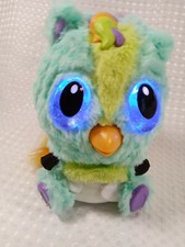 Hatchimals Hatchibabies Green/Purple Baby Owl Interactive Pet Spin Master 6"