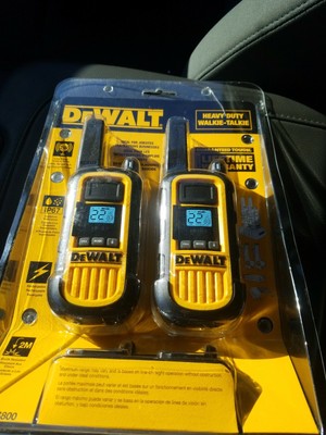 Free Shipping Dewalt Heavy Duty Walkie-Talkie DXFRS800 Brand New