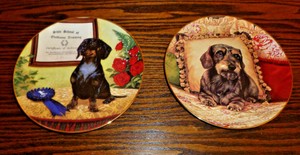 danbury mint dachshund plates