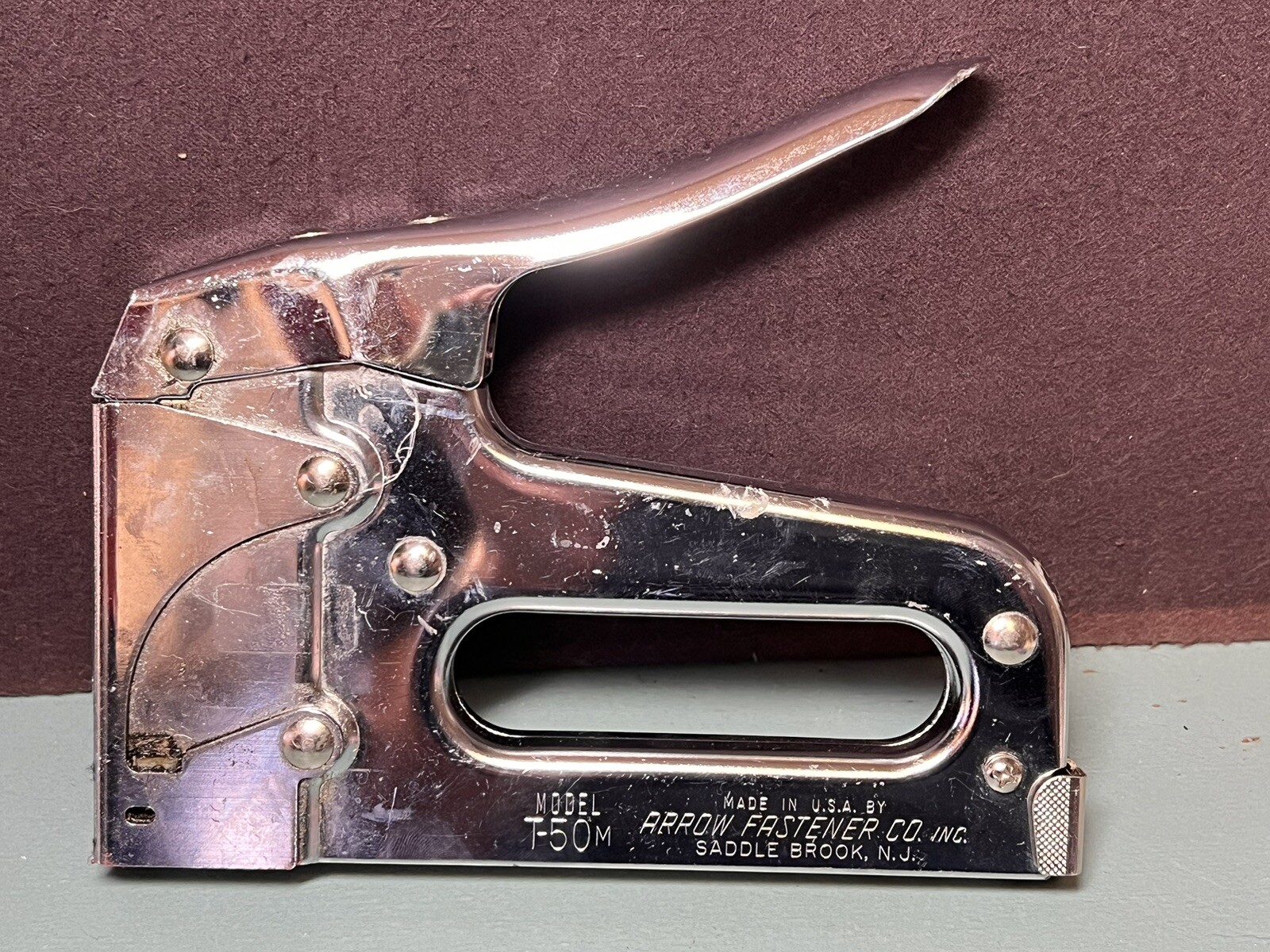 Arrow T50 Staple Gun Heavy Duty Fastener Vintage Made in New Jersey USA