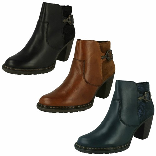 Ladies Rieker Smart Ankle Boots 55292 