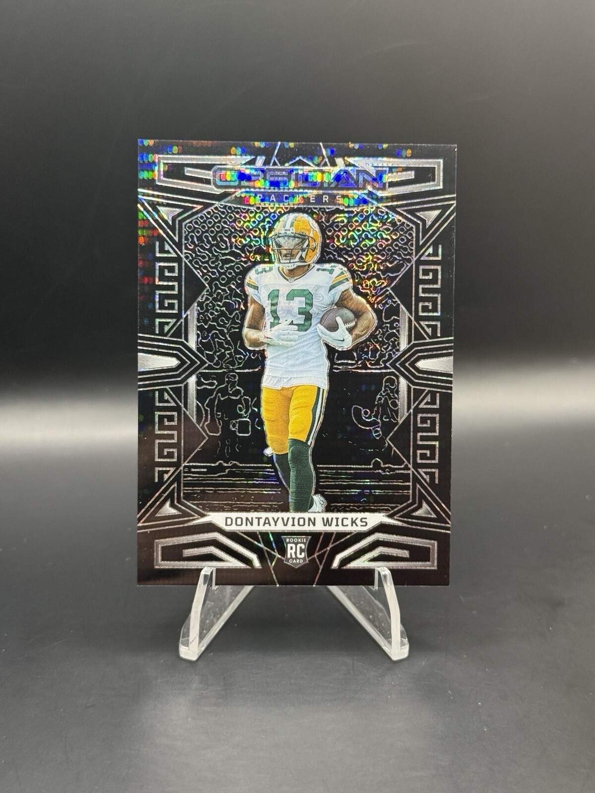 DONTAYVION WICKS 2023 OBSIDIAN FOOTBALL ROOKIE PACKERS #138 RC Packers