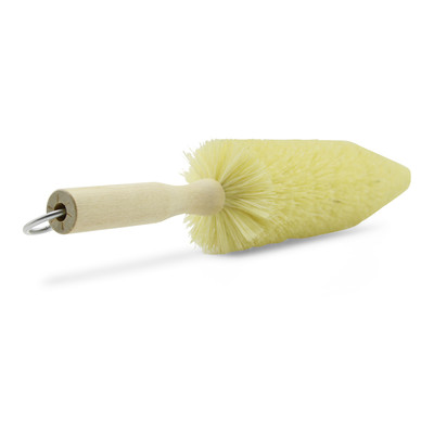 Wheel brake dust brush deep dish rim cleaning
