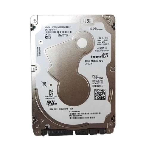 Seagate ST750LM030 750GB 5400 1/MIN SATA 2,5" ultramobile Festplatte - Bild 1 von 2