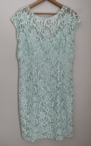 Hailey Adrianna Papel 14 Dress Mint Lace Overlay Short Dance Graduation Party - Picture 5 of 15