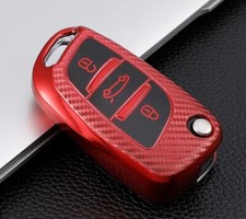 Key Fob Cover for Pegueot Partner, Pegueot 306 and Pegueot 407 (RED)