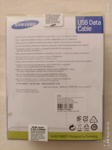 Samsung USB Data Cable für Samsung Telefone - Photo 2/2