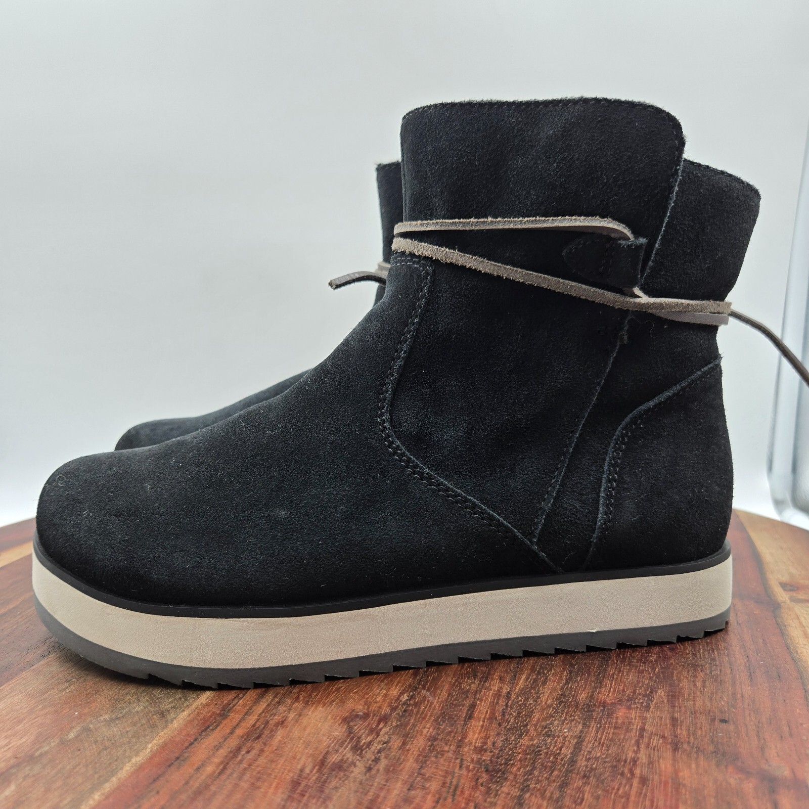 Stivali Merrell Juno donna 7 5 neri scamosciati foderati in pile stivaletti caldi impermeabili