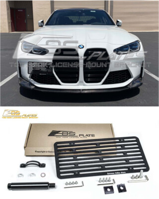 EOS Plate For 21-Up BMW G80 M3 | Full Sized Tow Hook License Plate Bracket