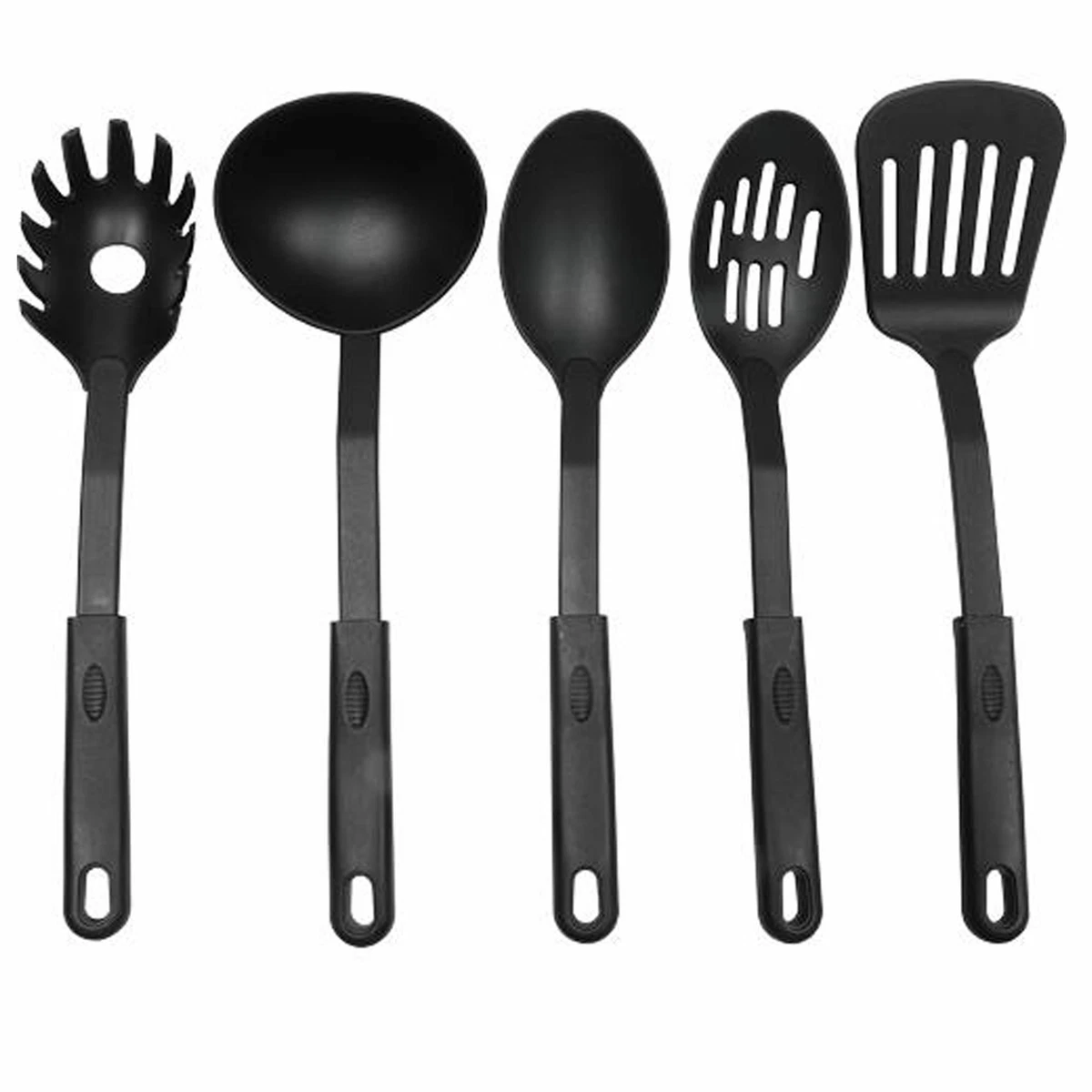 Zulay Kitchen Nylon Kitchen Utensil Set (7-Piece) - Natural Black - 251  requests