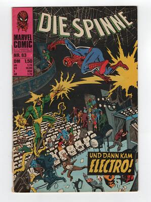 1970 MARVEL AMAZING SPIDER-MAN #82 APP OF ELECTRO MARIE SEVERIN RARE KEY GERMAN