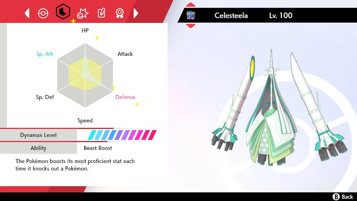 ✨ Shiny Celesteela ✨ Legendary Pokemon Sword and Shield Perfect IV Pokémon