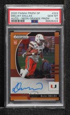 2020 Prizm Draft Picks Rookies Neon Orange DeeJay Dallas PSA 10 GEM MT Auto n0c