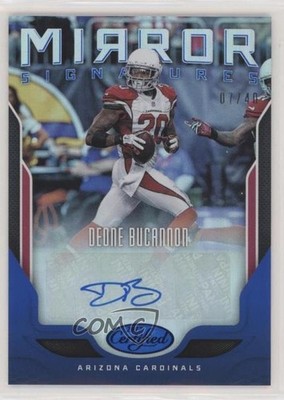 2017 Certified Mirror Signatures Blue 7/40 Deone Bucannon #MS-BU Auto 0c6