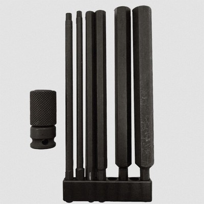 Rack-A-Tiers 72607 Allen Head Bit Kit | 6in Length | 3/16 - 1/2 inch Bits