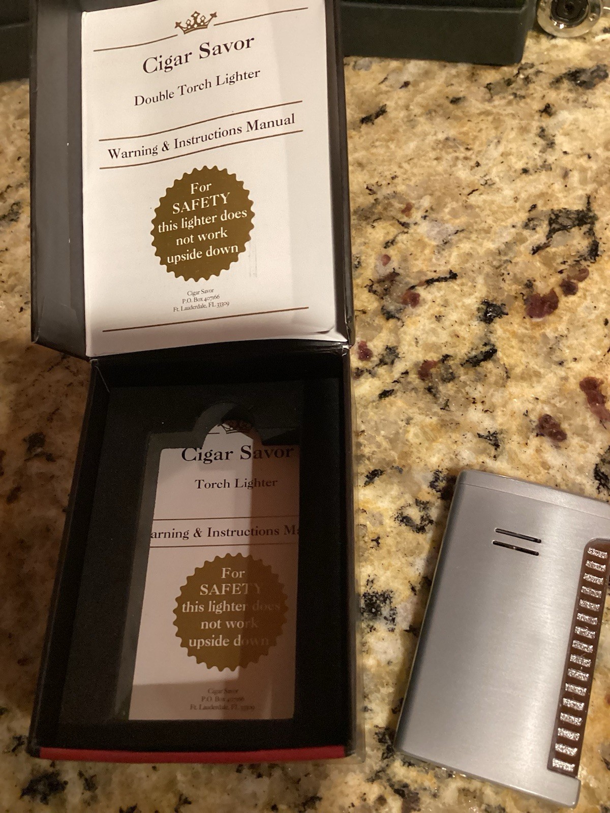 3 Cigar Savor Torch Lighters In Boxes Never Used